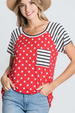 Heimish Full Size Star & Striped Round Neck Short Sleeve T-Shirt Plus Size - Trendsi - Flyclothing LLC