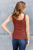 Basic Bae Full Size Square Neck Wide Strap Tank - Trendsi - Flyclothing LLC