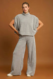 Umgee Elastic Waist Wide Leg Pants - Trendsi - Flyclothing LLC