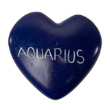 Zodiac Soapstone Hearts, Pack of 5: AQUARIUS - SMOLArt - Flyclothing LLC