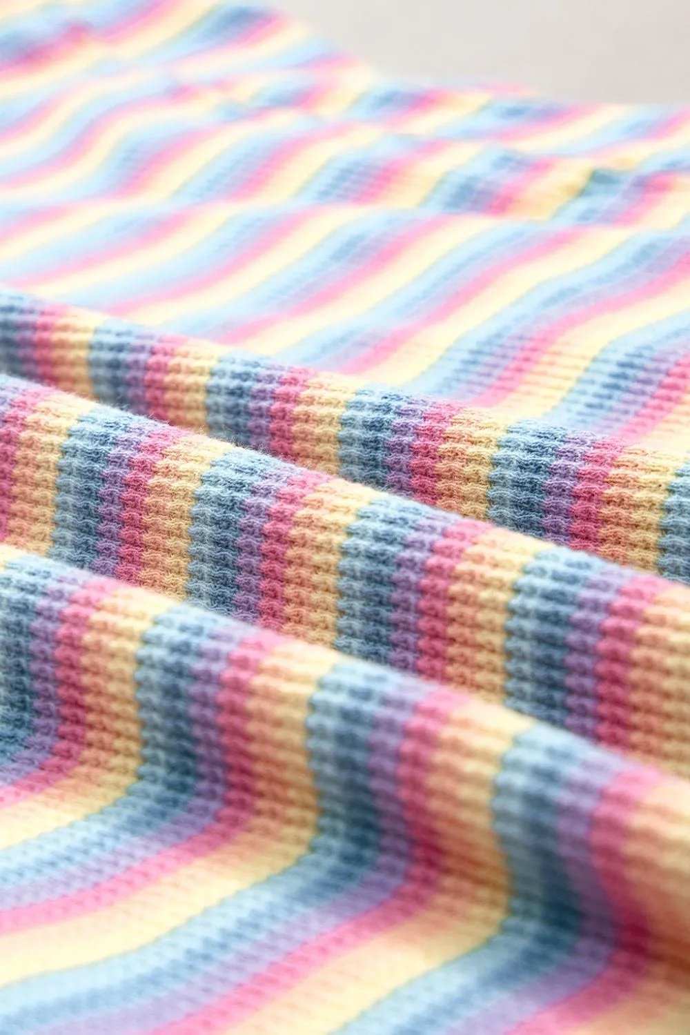 Striped Round Neck Short Sleeve Top and Pants Set - Trendsi - Flyclothing LLC