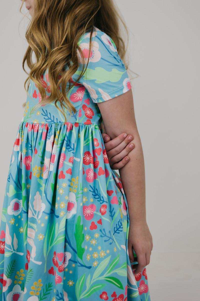 Spring Breeze S/S Pocket Twirl Dress - Mila & Rose ® - Flyclothing LLC