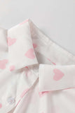 Heart Print Collared Neck Long Sleeve Shirt - Trendsi - Flyclothing LLC