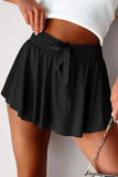 Drawstring Active Skorts - Trendsi - Flyclothing LLC