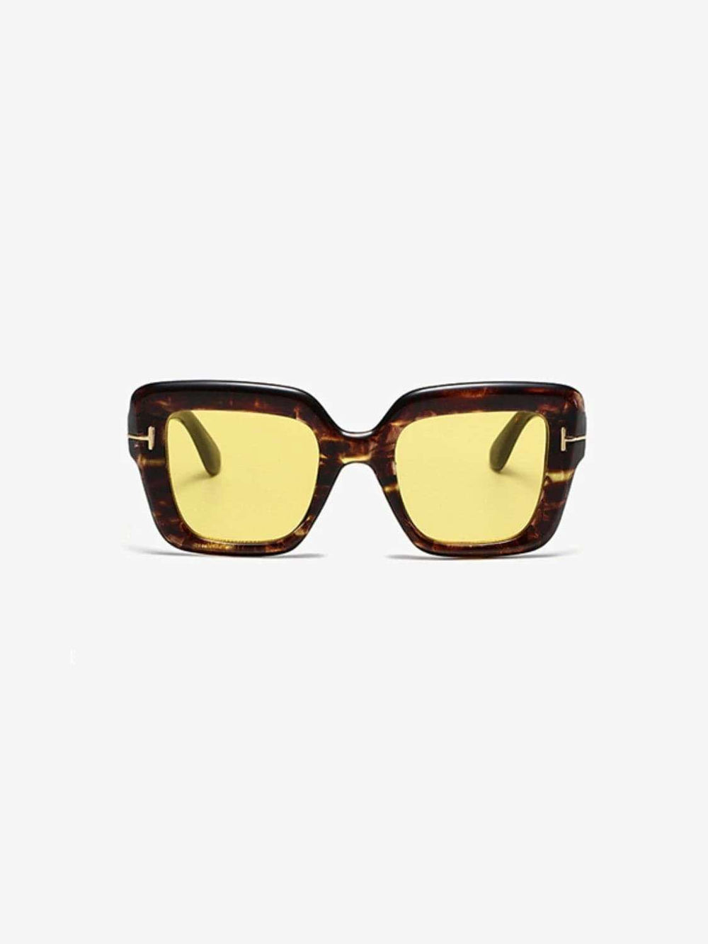Polycarbonate Frame Square Sunglasses - Trendsi - Flyclothing LLC