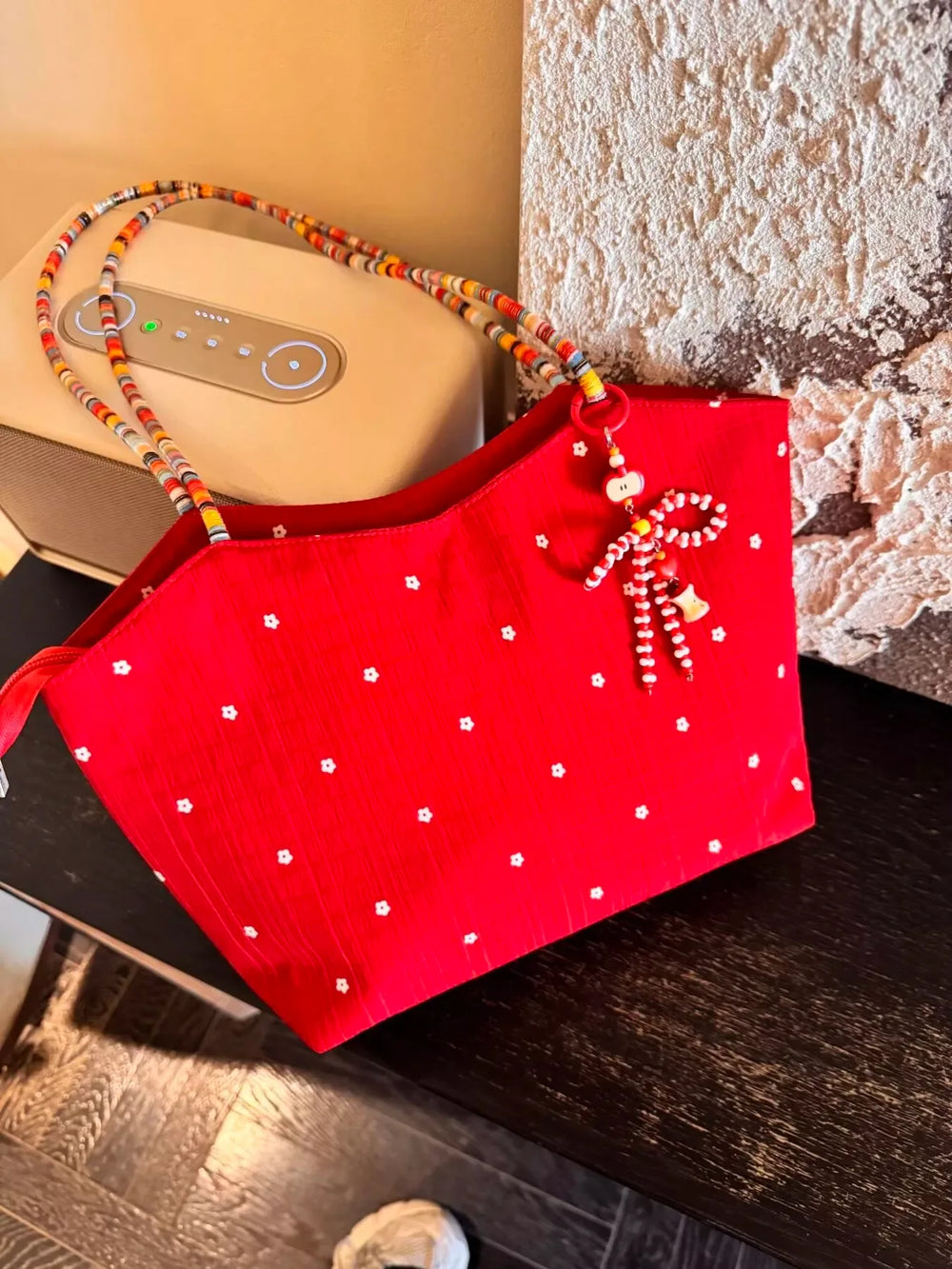 Apple Core Charm Tote Bag - Trendsi - Flyclothing LLC