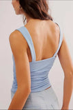 Square Neck Wide Strap Cami - Trendsi - Flyclothing LLC