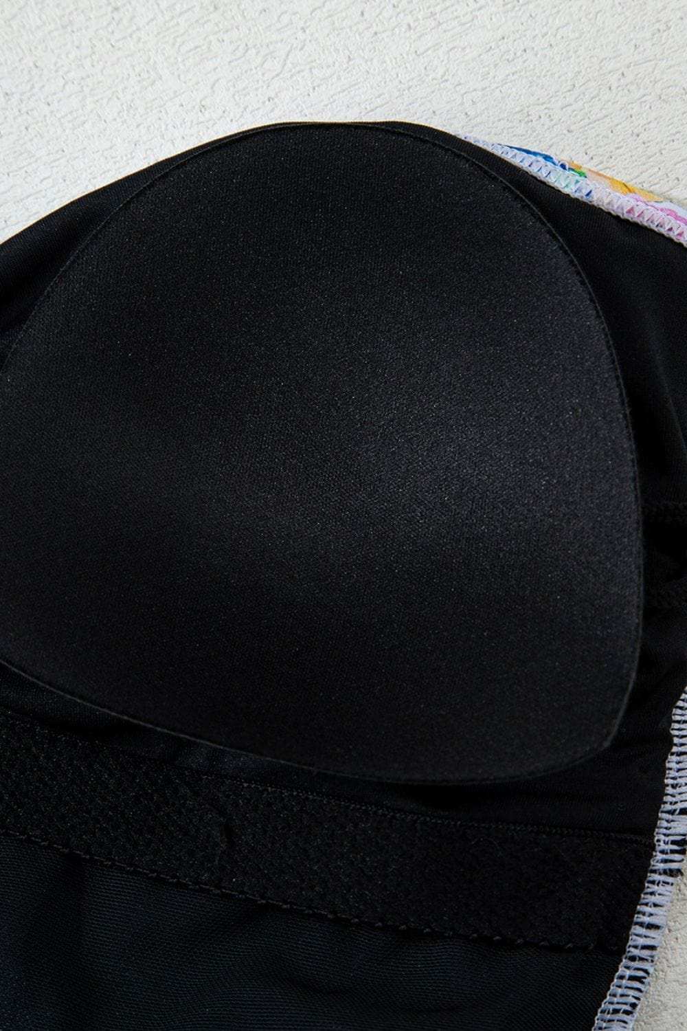 Floral Gingham Halter Neck Drawstring One Piece Swimwear - Trendsi - Flyclothing LLC