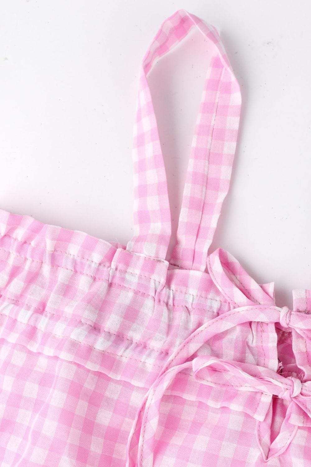 Tied Front Textured Square Neck Cami - Trendsi - Flyclothing LLC