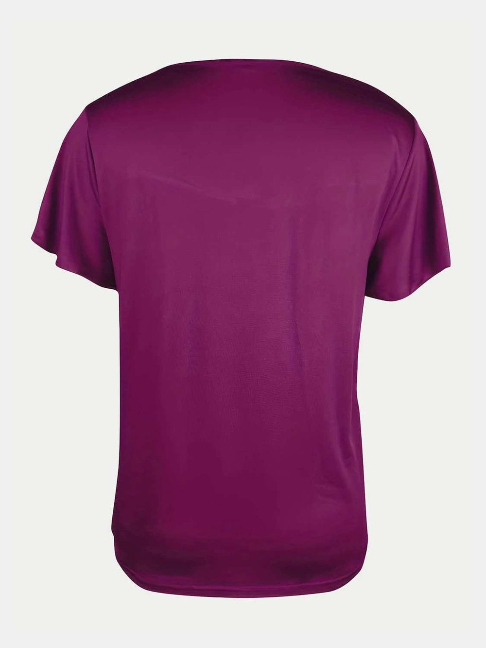 Full Size Ruffled Round Neck Short Sleeve Blouse - Trendsi - Flyclothing LLC