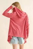 And The Why Full Size Thermal Hooded Open Front Cardigan with Pockets - Trendsi - Flyclothing LLC
