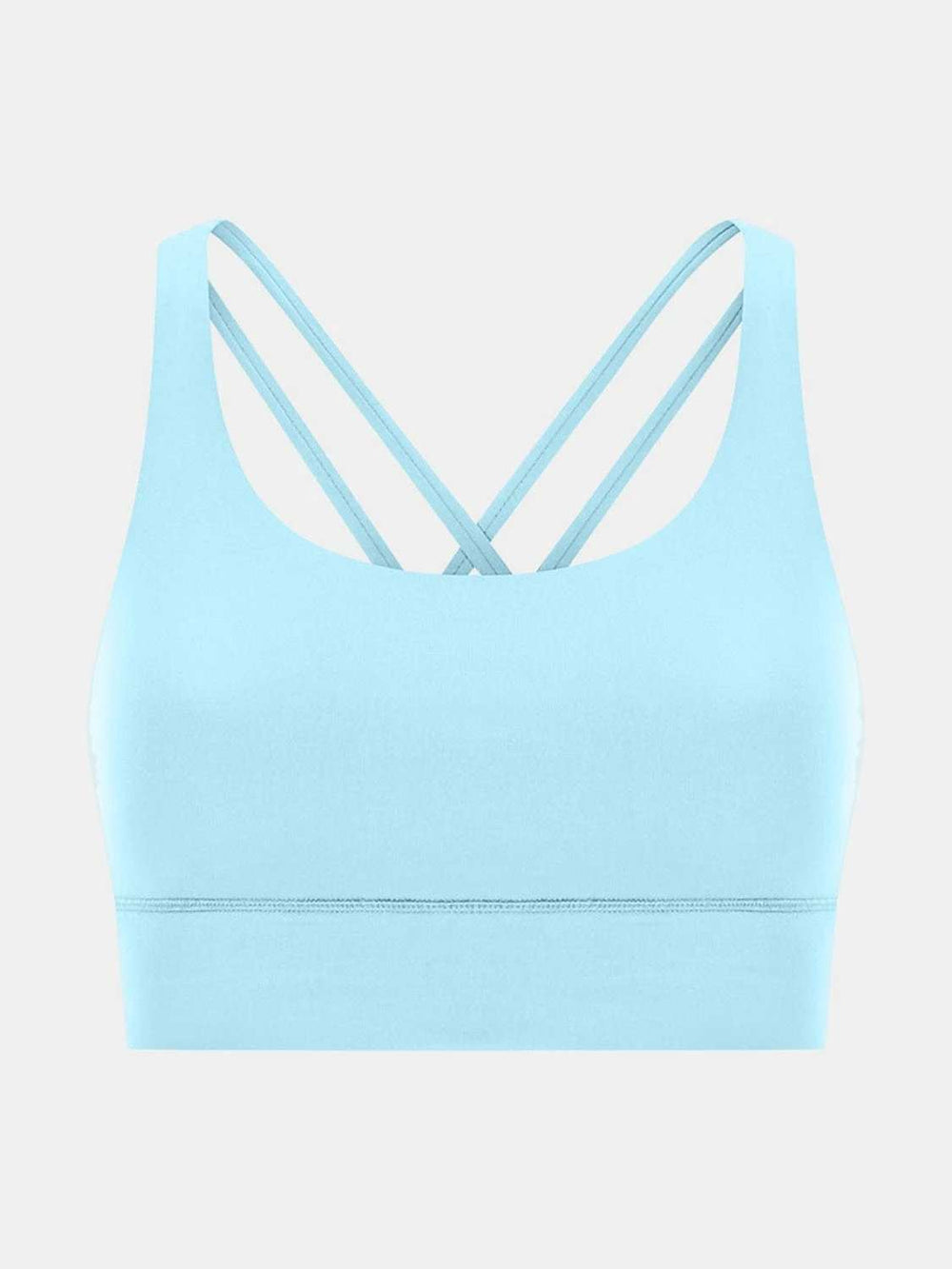 Crisscross Scoop Neck Active Tank - Trendsi - Flyclothing LLC