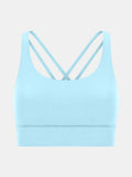 Crisscross Scoop Neck Active Tank - Trendsi - Flyclothing LLC