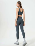 Millennia Wide Waistband Active Leggings - Trendsi - Flyclothing LLC