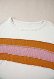 Color Block Long Sleeve Sweatshirt - Trendsi - Flyclothing LLC