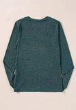 V-Neck Long Sleeve T-Shirt - Trendsi - Flyclothing LLC