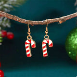 Christmas Candy Cane Earrings - Trendsi - Flyclothing LLC