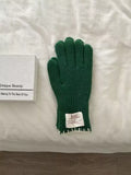 Ribbed Knit Gloves - Trendsi - Flyclothing LLC