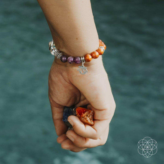 7 Chakra Bracelet and Stones Set - Conscious Items - Flyclothing LLC