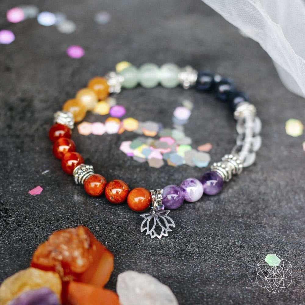 7 Chakra Bracelet and Stones Set - Conscious Items - Flyclothing LLC