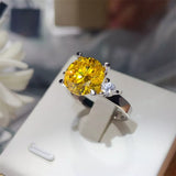 5 Carat Moissanite 925 Sterling Silver Ring - Trendsi - Flyclothing LLC