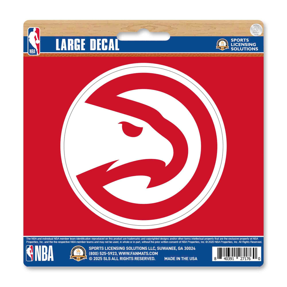 NBA - Atlanta Hawks Large Decal - Logo Brands - Flyclothing LLC