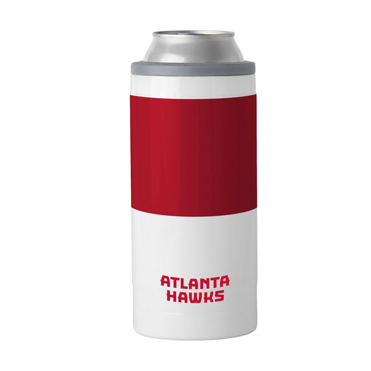 Atlanta Hawks 12oz Colorblock Slim Can Coolie - Logo Brands - Flyclothing LLC