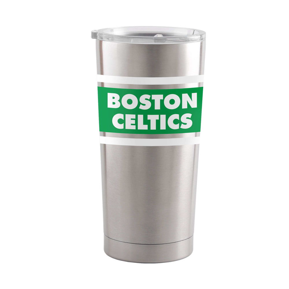 Boston Celtics Stripe 20oz Fusion Tumbler - Logo Brands - Flyclothing LLC