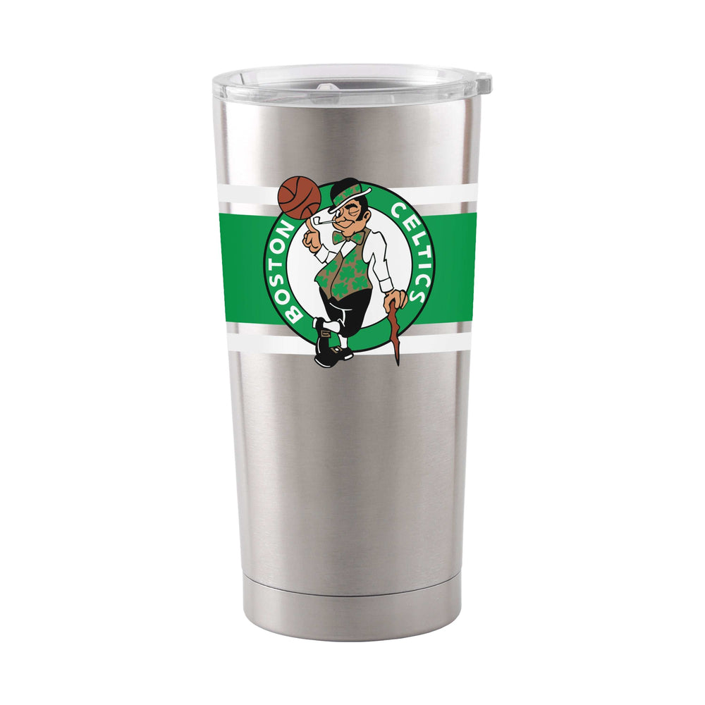 Boston Celtics Stripe 20oz Fusion Tumbler - Logo Brands - Flyclothing LLC