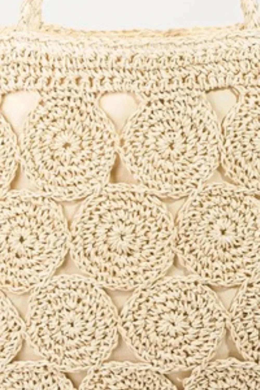 Fame Square Braided Pattern Tote Bag - Trendsi - Flyclothing LLC