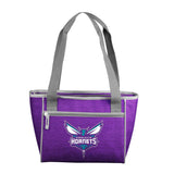 Charlotte Hornets Crosshatch 16 Can Cooler Tote - Logo Brands - Flyclothing LLC