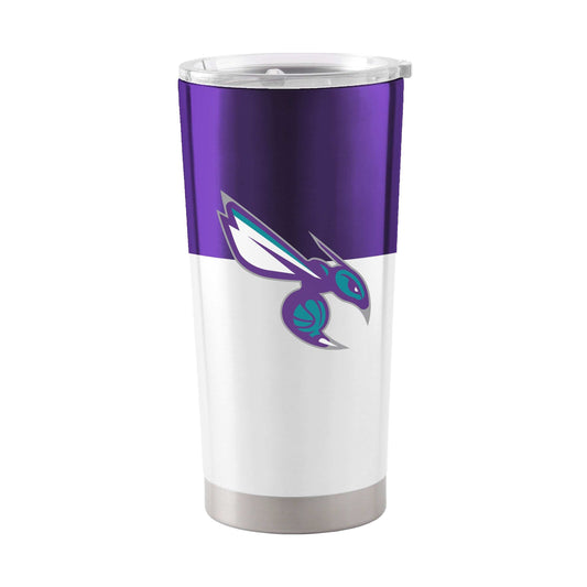 Charlotte Hornets 20oz Colorblock Stainless Tumbler - Logo Brands - Flyclothing LLC