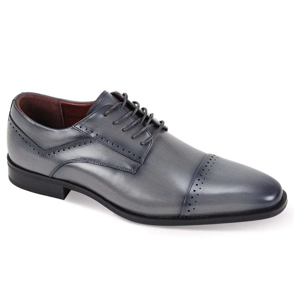 Giorgio Venturi Cap Toe Lace Shoe Gray - Giorgio Venturi - Flyclothing LLC