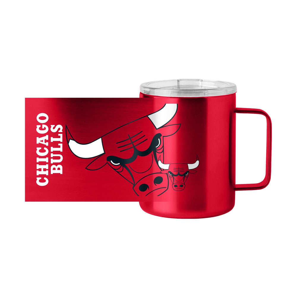 Chicago Bulls 15oz Hype Stainless Steel Mug - Logo Brands - Flyclothing LLC