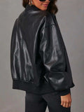 Zip Up Long Sleeve Jacket - Trendsi - Flyclothing LLC