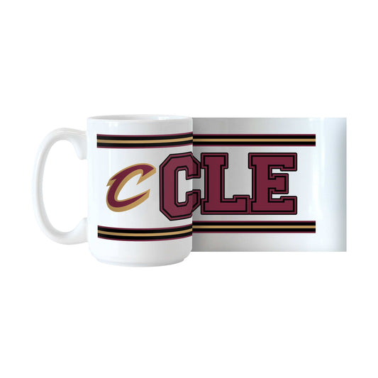 Cleveland Cavaliers 15oz Overtime Stripe Sublimated Mug - Logo Brands - Flyclothing LLC
