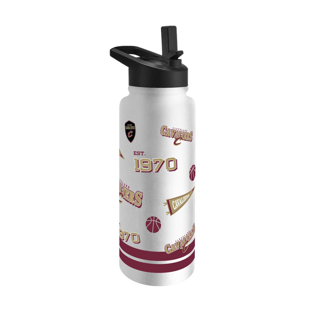 Cleveland Cavaliers 34oz TJX Native Quencher Bottle - Logo Brands - Flyclothing LLC