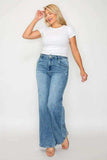 bytos Full Size High Rise Wide Leg Jeans with Pockets - Trendsi - Flyclothing LLC