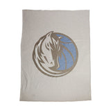Dallas Mavericks Oversized Logo Sublimated Sweatshirt Blanket