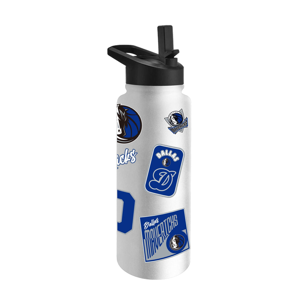 Dallas Mavericks 34oz White Dreamweave Quencher Bottle - Logo Brands - Flyclothing LLC