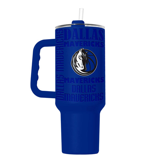 Dallas Mavericks 40oz Replay Powder Coat Tumbler - Logo Brands - Flyclothing LLC