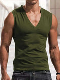 Men's Plus Size V-Neck Tank - Trendsi - Flyclothing LLC
