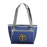 Denver Nuggets Crosshatch 16 Can Cooler Tote - Logo Brands - Flyclothing LLC
