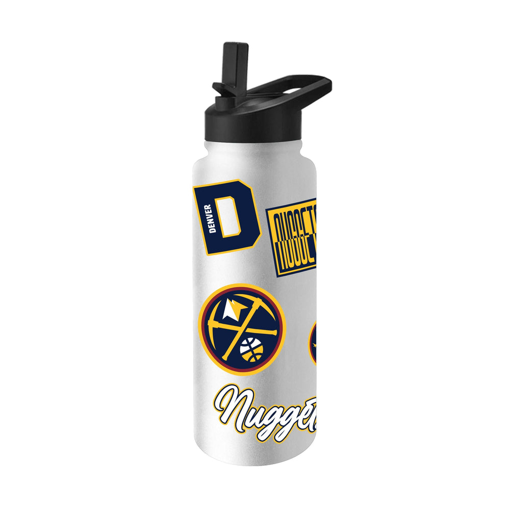 Denver Nuggets 34oz White Dreamweave Quencher Bottle - Logo Brands - Flyclothing LLC