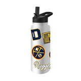 Denver Nuggets 34oz White Dreamweave Quencher Bottle - Logo Brands - Flyclothing LLC