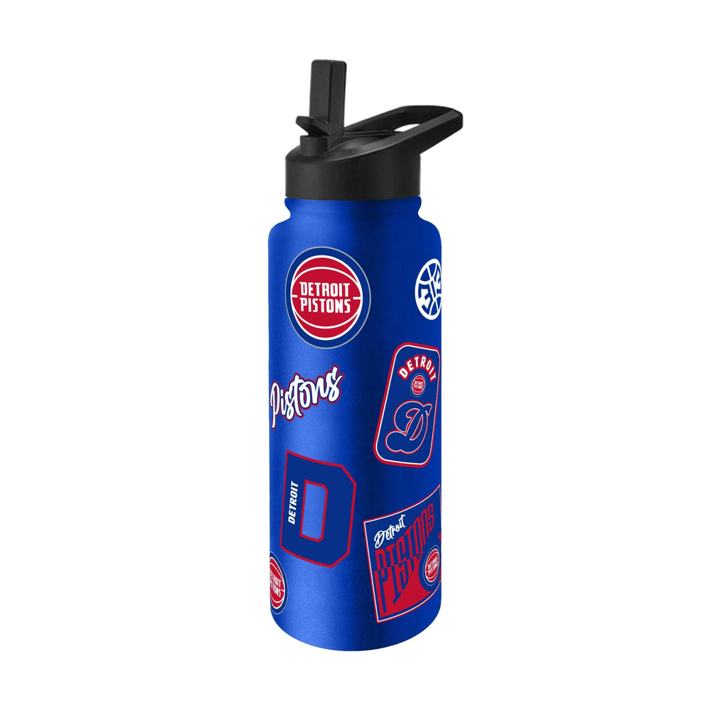 Detroit Pistons 34oz Dreamweave Quencher Bottle - Logo Brands - Flyclothing LLC