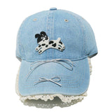 Dog Bow Adjustable Baseball Cap - Trendsi - Flyclothing LLC
