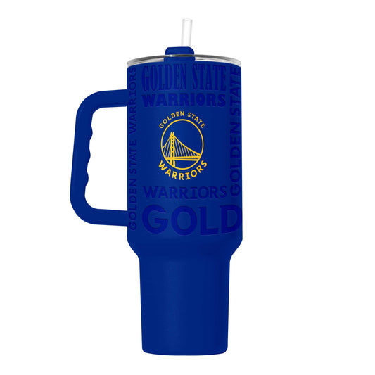 Golden State Warriors 40oz Replay Powder Coat Tumbler - Logo Brands - Flyclothing LLC