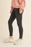 Yelete Full Size Fleece Lined High Waisted Leggings - Trendsi - Flyclothing LLC