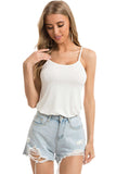 Scoop Neck Spaghetti Strap Cami - Trendsi - Flyclothing LLC